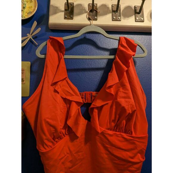 🥚3/30 Sz L (20/2X) City Chic Cavallo One Piece Swimsuit - Picture 2 of 12